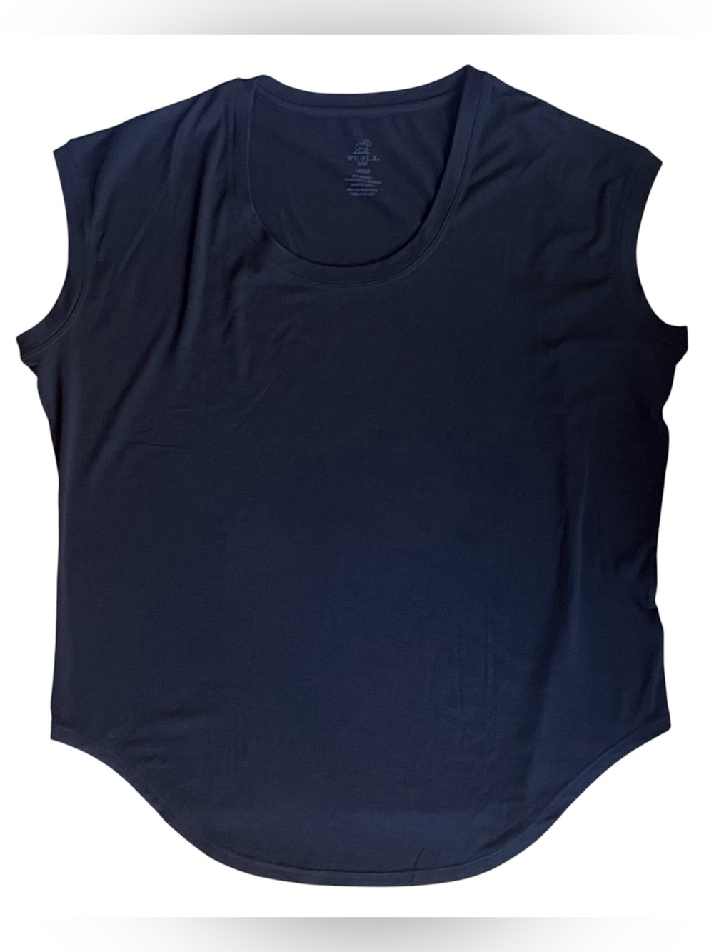Woolx Gabi Tunic Top T-Shirt Merino Wool Women's L Short Sleeve Black Outdoor - Picture 5 of 9